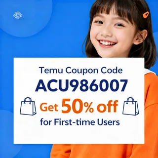 Temu Coupon Code [ACU986007] Get 50% off•» for First-time Users
