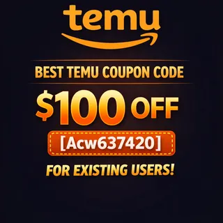 UPDATED 2026⫆ TEMU Coupon Code ⟦°$100 Off°⟧ ➲ [acw637420] For New And Existing Users