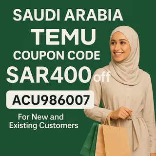 (Saudi Arabia) TemU Coupon Code [ACU986007] SAR400 off For New & Existing Users