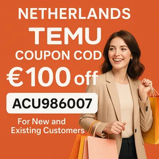 {Netherlands} TemU Coupon Code |ACU986007| €100 off For New & Existing Users