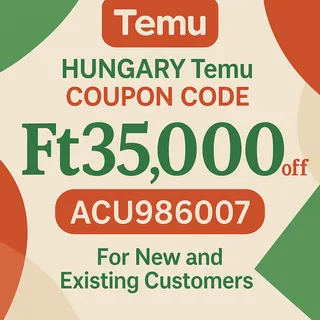 {HIT} Hungary TemU Coupon Code [ACU986007] Ft35,000 off For New & Existing Users