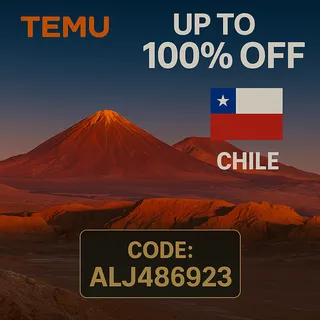 {New} Temu Chile Discount Code [alj486923] – Get CLP 90,000 in Coupons + 30% Off Your First Order