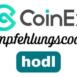 CoinEx Empfehlungscode "hodl" – 100 € Bonus + 20 % Cashback!