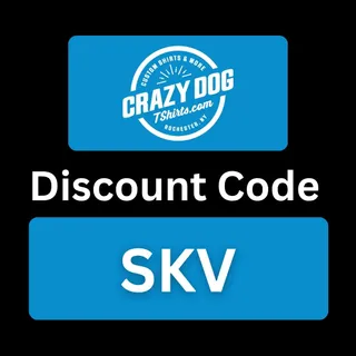 CrazyDog T-Shirts Discount Code : (SKV) Grab 10% Off On Funny Graphic Tees