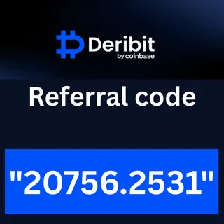 How To Use deribit Referral code "20756.2531" Get 20% Off On Trading Fees