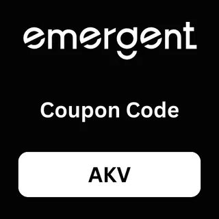 Emergent Coupon Code “AKV” Get 20% Off On all Oders