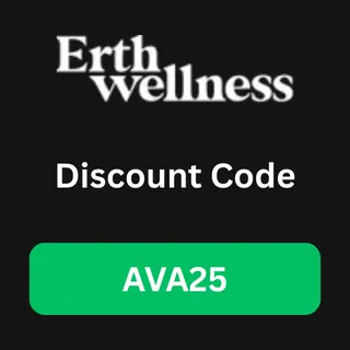Erthwellness Discount Code 2026 "AVA25" Get 25% Off On All  Products!