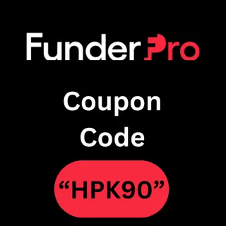 FunderPro Coupon Code “HPK90” for 15% OFF on Trading Fees