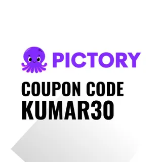 Pictory Coupon Code KUMAR30 | 50% OFF for All Plans