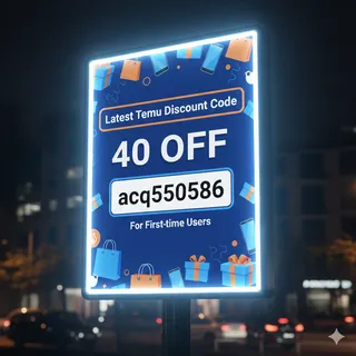 {Latest }Temu Promo Code {{40 off}} [{''acq550586 ''}] for First-time Users 