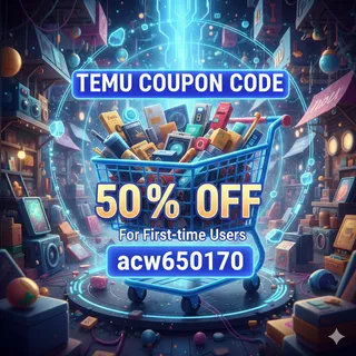 {{LatesT}} Temu Coupon Code "50% off" ["acw650170"] for First-time Users 