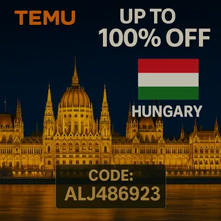 Temu Hungary Coupon Code [ali139464] – Unlock Ft 42,000 in Coupons + 30% Off Your First Order