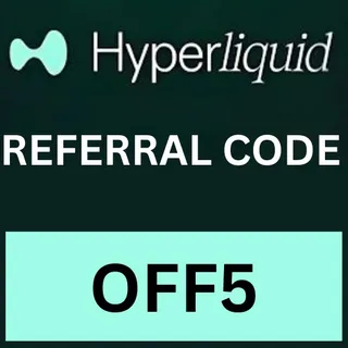 HyperLiquid Referral Code "OFF5"  Get Upto 50% Off  On Trading Fees