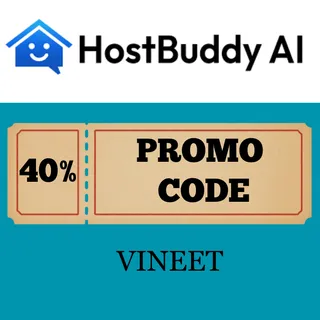 Hostbuddy Promo Code 2026 [VINEET] – Super  40% Discount on all order 