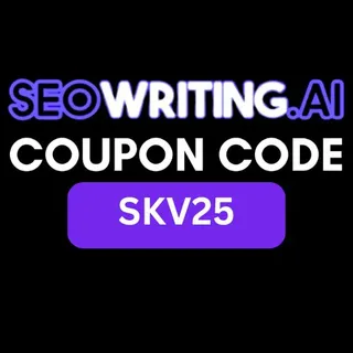 Seowriting AI Coupon Code  SKV25 Get 25% Off on All Plans