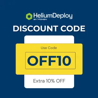 Use Helium Deploy Discount Code OFF10 for 10% OFF – Tested & Active in 2026