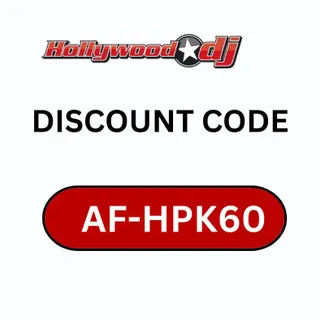 Hollywood DJ Discount Code "AF-HPK60" Save 60% on DJ & Audio Gear