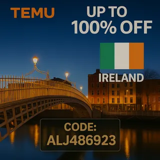 Temu Coupon Code Ireland [alj486923] – Get €110 in Coupons + 30% Off Your First Order