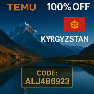 Temu Coupon Code Kyrgyzstan [alj486923] – Get KGS 3,000 in Coupons + 30% Off Your First Order 🇰🇬