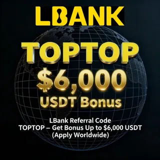 Official LBank Referral Code "TOPTOP" – $6,000 USDT Bonus for Global Users
