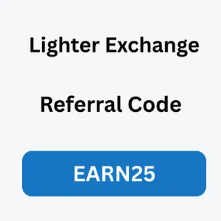 Lighter Exchange Referral Code “EARN25” Get 25%  Bonus on Referral Point