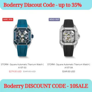 BODERRY PROMO CODE: 10SALE – SAVE UP TO 35% OFF IN 2025