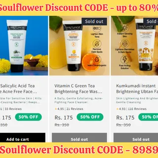 Soulflower Promo Code: 8989 – Save up to 80% Off in 2025