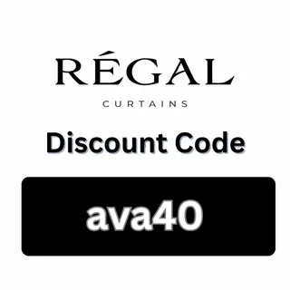 Regalcurtains Discount Code "ava40" Get 40% Off on All Products!