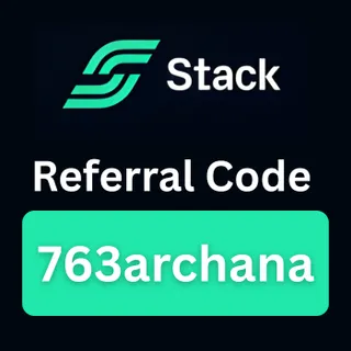 Stack Trading Referral Code " 763archana " Get 10% Off On Your Trading Fees 