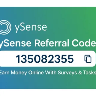 ySense Referral Code: 135082355 | Join ySense & Start Earning Online