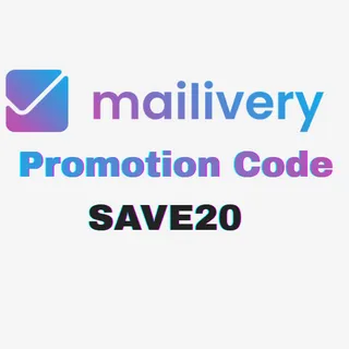 Mailivery Promotion Code - SAVE20 Save 20% On Subscriptions
