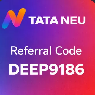 Tata Neu Referral Code DEEP9186 – Sign Up on Tata Neu App & Get Rewards