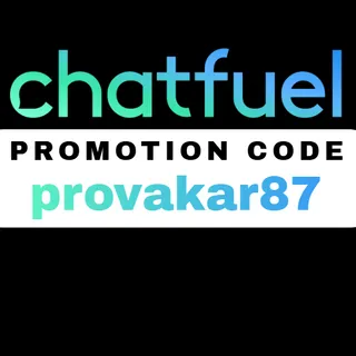 Chat Fuel Promotion Code - provakar87 Save 20% On Subscriptions