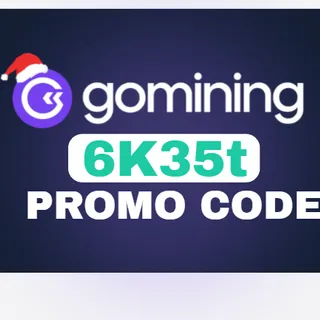 Gomining Promo Code - 6K35t Get 5% Cashback On Purchase