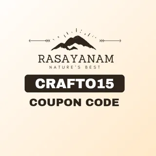 Rasayanam Coupon Code - CRAFTO15 Save 15% On All Products