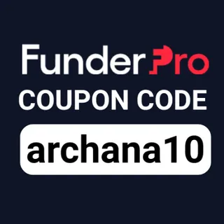Funder Pro Coupon Code [archana10] - Get 10% Discount On Challenges 