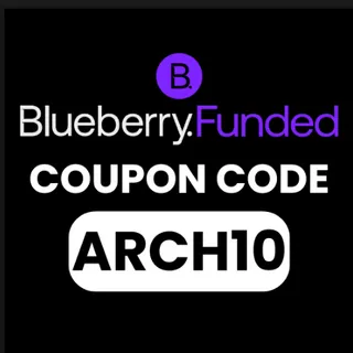 BlueBerry Funded Coupon Code (ARCH10) Get 10% Discount On Challenges You buy 