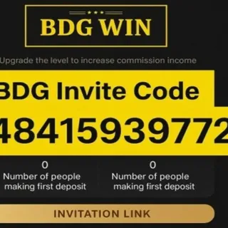 BDG Game Invite Code: 4648415939772 (Claim Now)