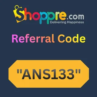 Shoppre Referral Code "ANS133" Get  Rs. 350 Cashback