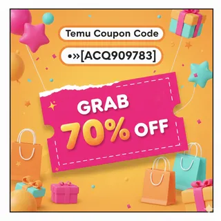 Temu Coupon Code [acq909783] Get 70% off•» for New Users (Free Shipping) 