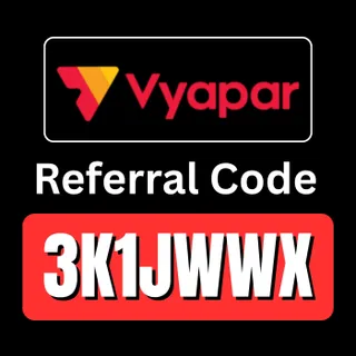 Vyapar App Referral Code "3K1JWWX" Get 10% OFF On Subscription