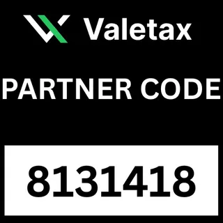 Valetax Partner Code "8131418" – Get 20% OFF