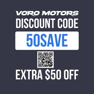 Voro Motors Promo Code 50SAVE (Certified) – Unlock $50 OFF (2026)