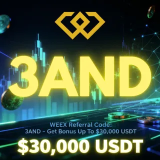 WEEX Referral Code 3AND – Best Crypto Bonus Up To $30,000 USDT