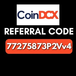 CoinDCX Referral Code (77275873P2Vv4) – Claim ₹2500 BTC & Save 30% on Fees (77275873P2Vv4) – Claim ₹2500 BTC & Save 30% on Fees
