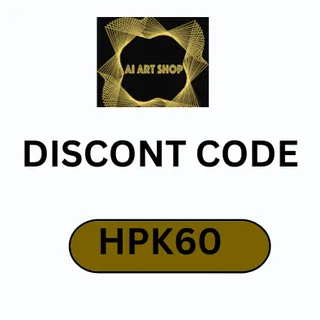 AI Art Shop Discount Code HPK60 – Get 60% OFF AI Artwork