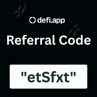 Defi app Referral Code "etSfxt" Get 10% Off On Trading Fees