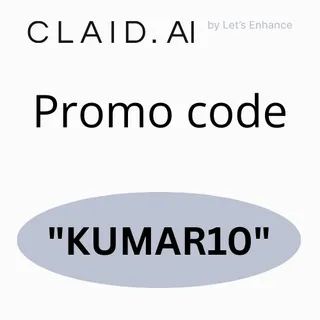 Claid Ai Promo code "KUMAR10" Get 20% Off On All Plans