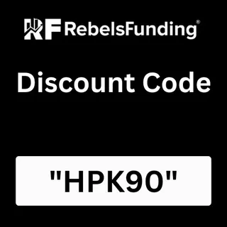 Rebelsfunding Discount Code "HPK90" Get 50% off On All Challanges