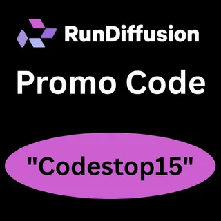 RunDiffusion Promo Code "Codestop15" Get 15% OFF On All Plans